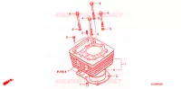CYLINDRE pour Honda XR 250 DIRT BIKE de 2006