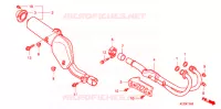 SILENCIEUX D'ECHAPPEMENT pour Honda XR 250 DIRT BIKE de 2006