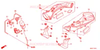 CONDUITE D'ADMISSION AIR   SOUPAPE pour Honda CBR 1000 MAT BLACK de 2016