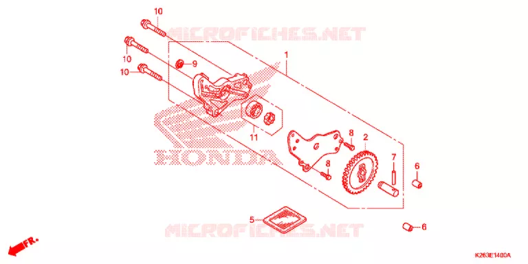 POMPE A HUILE Honda MOTO 125 MSX 2015  MSX125F