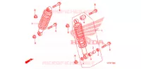 AMORTISSEUR AVANT pour Honda FOURTRAX 420 RANCHER 4X4 AT PS CAMO de 2009