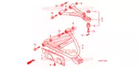 TRIANGLES AVANT pour Honda FOURTRAX 420 RANCHER 4X4 AT PS CAMO de 2009