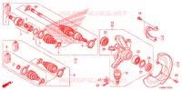 ARBRE DE ROUE  pour Honda FOURTRAX 500 FOREMAN RUBICON GPS EPS de 2011