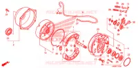 FLASQUE   MACHOIRES DE FREIN ARRIERE pour Honda FOURTRAX 500 FOREMAN RUBICON GPS EPS de 2011