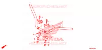 GUIDON pour Honda FOURTRAX 500 FOREMAN RUBICON GPS EPS de 2011