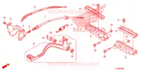 PEDALE   REPOSE PIED pour Honda FOURTRAX 500 FOREMAN RUBICON GPS EPS de 2011