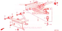 TRIANGLES AVANT pour Honda FOURTRAX 500 FOREMAN RUBICON GPS EPS de 2011