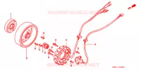 ALTERNATEUR pour Honda CN 250 HELIX de 2002