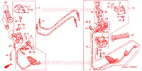 COMMODO   LEVIER   CABLE pour Honda CN 250 HELIX de 2002