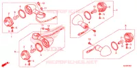 CLIGNOTANT (VT750C2/C2F/C2S) pour Honda SHADOW VT 750 SPIRIT de 2014