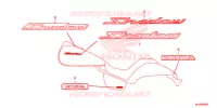 EMBLEME (VT750C2/C2F/C2S/C2B) pour Honda SHADOW VT 750 SPIRIT de 2014