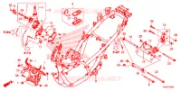 CADRE pour Honda FORZA 300 ABS TOP BOX TYPE 3E de 2020