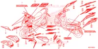 MARQUE/RAYURE (ACH110CBTK/CSFK/CBTL /CSFL/CBTM/CSFM) pour Honda BEAT 110 PGMFI de 2020