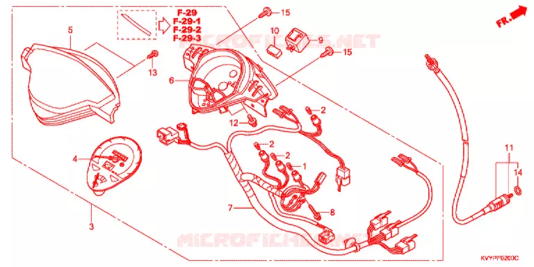 COMPTEUR DE VITESSE Honda SCOOTER 110 BEAT 2011  ACC110CSB