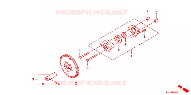 POMPE A HUILE Honda SCOOTER 110 BEAT 2011  ACC110CSB