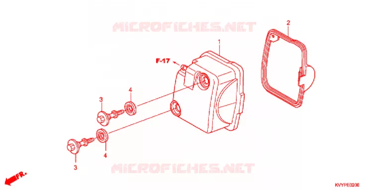 COUVRE CULASSE Honda SCOOTER 110 BEAT 2014  ACC110CSC