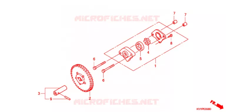 POMPE A HUILE Honda SCOOTER 110 BEAT 2010  ANC110CSP9