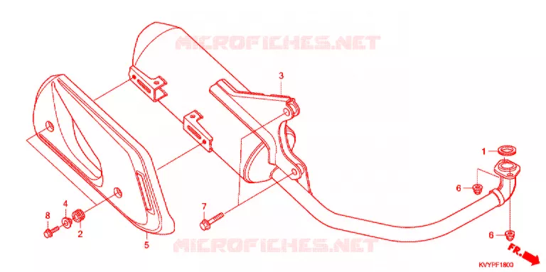 SILENCIEUX D'ECHAPPEMENT Honda SCOOTER 110 BEAT 2009  ANC110CSP9