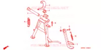 BEQUILLE pour Honda WAVE 125  PGMFi  Electric start de 2003