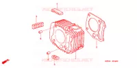 CYLINDRE pour Honda WAVE 125  PGMFi  Electric start de 2003