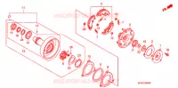 EMBRAYAGE UNIDIRECTIONNEL pour Honda WAVE 125  PGMFi  Electric start de 2003