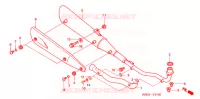 SILENCIEUX D'ECHAPPEMENT pour Honda WAVE 125  PGMFi  Electric start de 2003