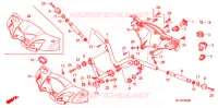 TUYAU DE GUIDON/REVETEMENT DE GUIDON/COMMUTATEUR (1) pour Honda WAVE 125  PGMFi  Electric start de 2003