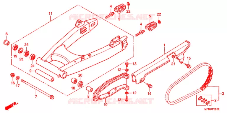BRAS OSCILLANT Honda MOTO 400 CB 2021  CB400AL