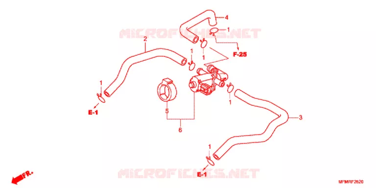 VALVE DE COMMANDE D'INJECTION D'AIR Honda MOTO 400 CB 2020  CB400AL