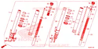 FOURCHE pour Honda CB 300 R ABS de 2021