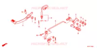 PEDALE pour Honda CBR 150 R de 2013