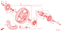 ROUE ARRIERE pour Honda CBR 150 R de 2013