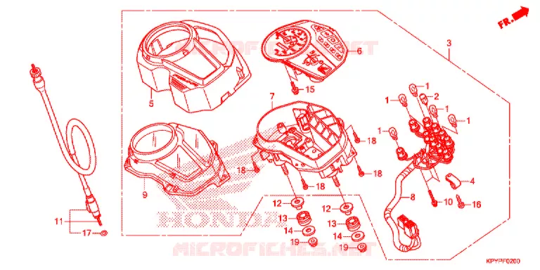 COMPTEUR  Honda MOTO 125 XRM 2021  CFT125MRCL