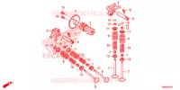 ARBRE A CAMES   SOUPAPE pour Honda CRF 250 F de 2020