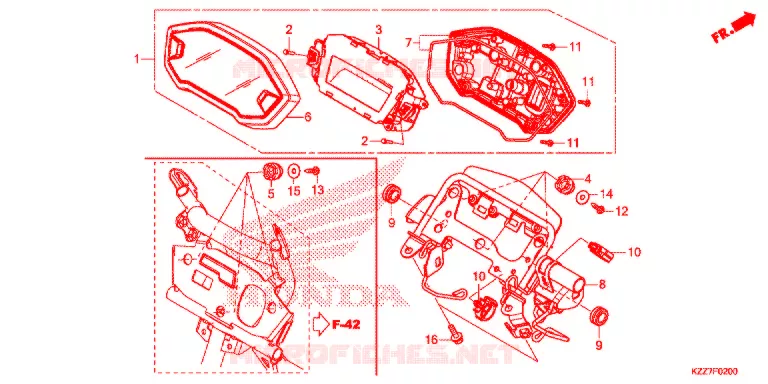 COMPTEUR Honda MOTO 250 CRF 2020  CRF250LL