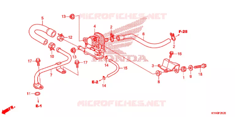 FILTRE A AIR - SOUPAPE D'AIR Honda MOTO 150 TMX 2012  GL150D