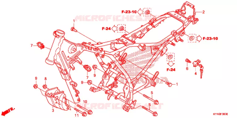 CADRE Honda MOTO 150 TMX 2021  GL150J