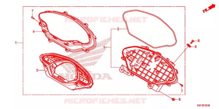 COMPTEUR Honda SCOOTER 150 PCX 2018  WW150J