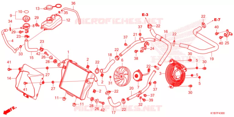 RADIATEUR Honda SCOOTER 250 FORZA 2021  NSS250AM