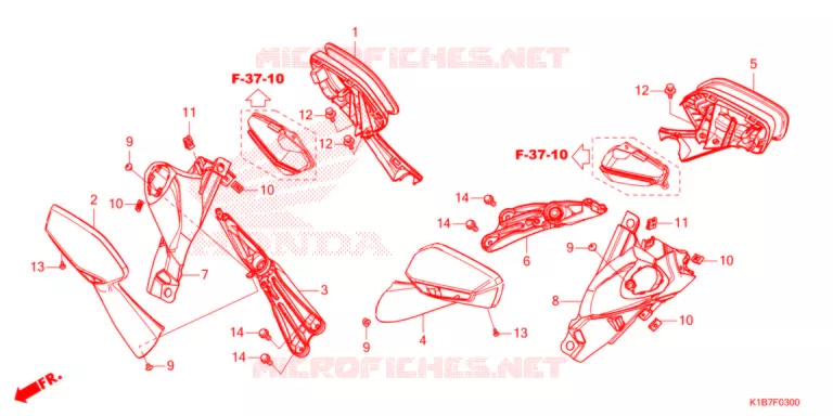 RETROVISEUR Honda SCOOTER 250 FORZA 2021  NSS250AM