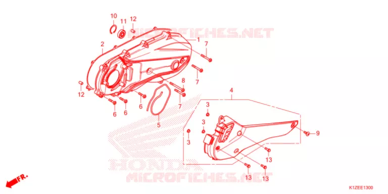 COUVERCLE GAUCHE Honda SCOOTER 160 PCX 2021  WW150AM
