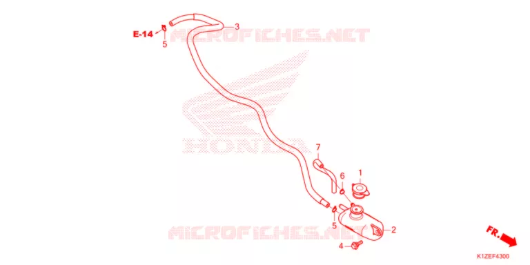 VASE D'EXPANSION Honda SCOOTER 160 PCX 2021  WW150AM