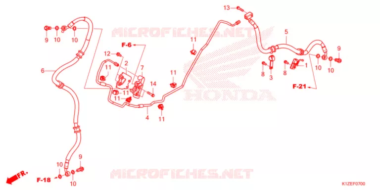 DURITE DE FREIN ARRIERE Honda SCOOTER 160 PCX 2021  WW150M