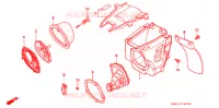 FILTRE A AIR pour Honda CR 125 R de 1991