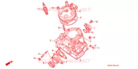 CYLINDRE   CULASSE pour Honda CR 125 R de 1994