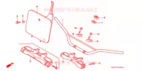 TUYAU DE GUIDON/PONT SUPERIEUR  pour Honda CR 125 R de 1994