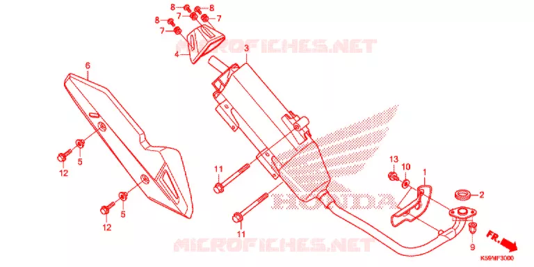 SILENCIEUX D'ECHAPPEMENT Honda SCOOTER 150 VARIO 2020  ACB150CBTM
