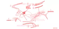 AUTOCOLLANTS pour Honda CB 500 F ABS de 2022