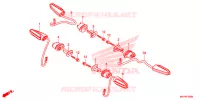 CLIGNOTANT pour Honda CB 500 F ABS de 2022
