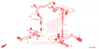 PEDALE pour Honda CB 500 F ABS de 2022